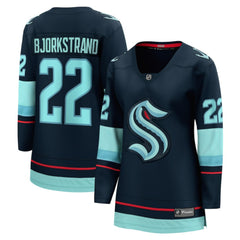 NHL Oliver Bjorkstrand Seattle Kraken Fanatics Women's Home Breakaway Player Jersey