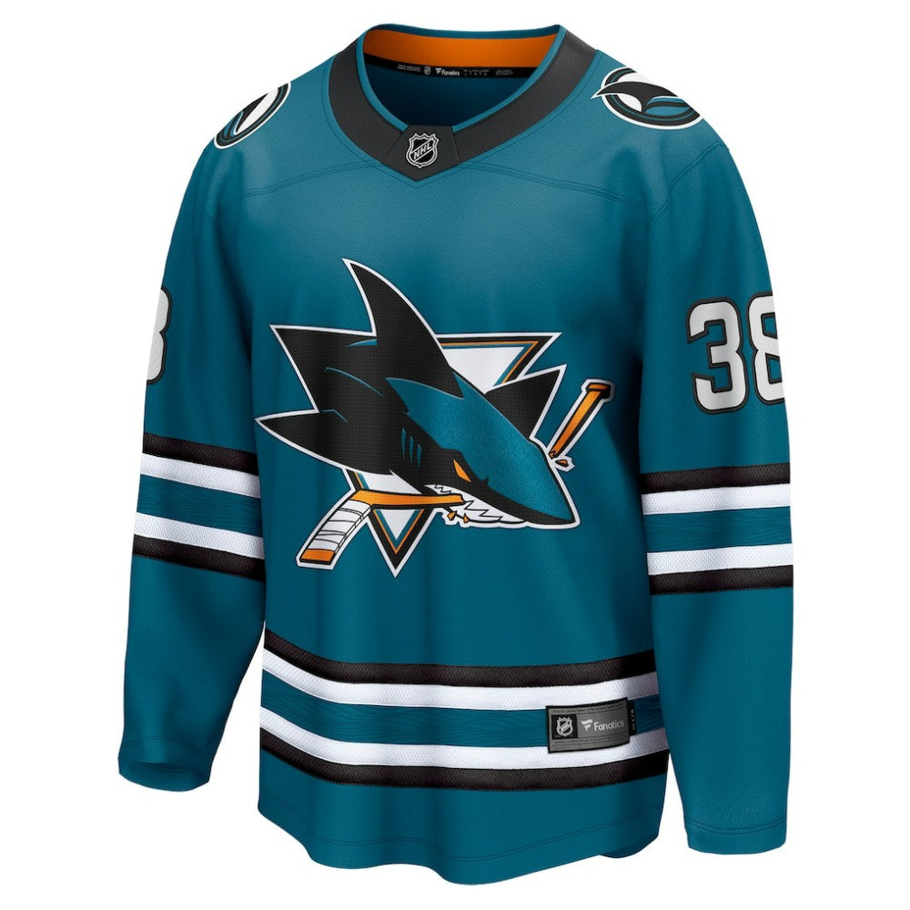 NHL Mario Ferraro San Jose Sharks Fanatics Home Breakaway Player Jersey