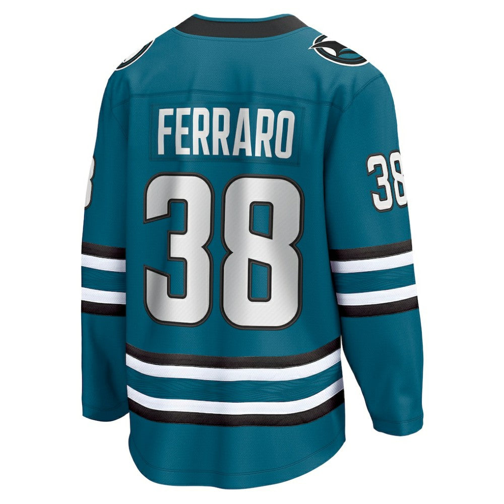 NHL Mario Ferraro San Jose Sharks Fanatics Home Breakaway Player Jersey