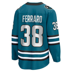 NHL Mario Ferraro San Jose Sharks Fanatics Home Breakaway Player Jersey