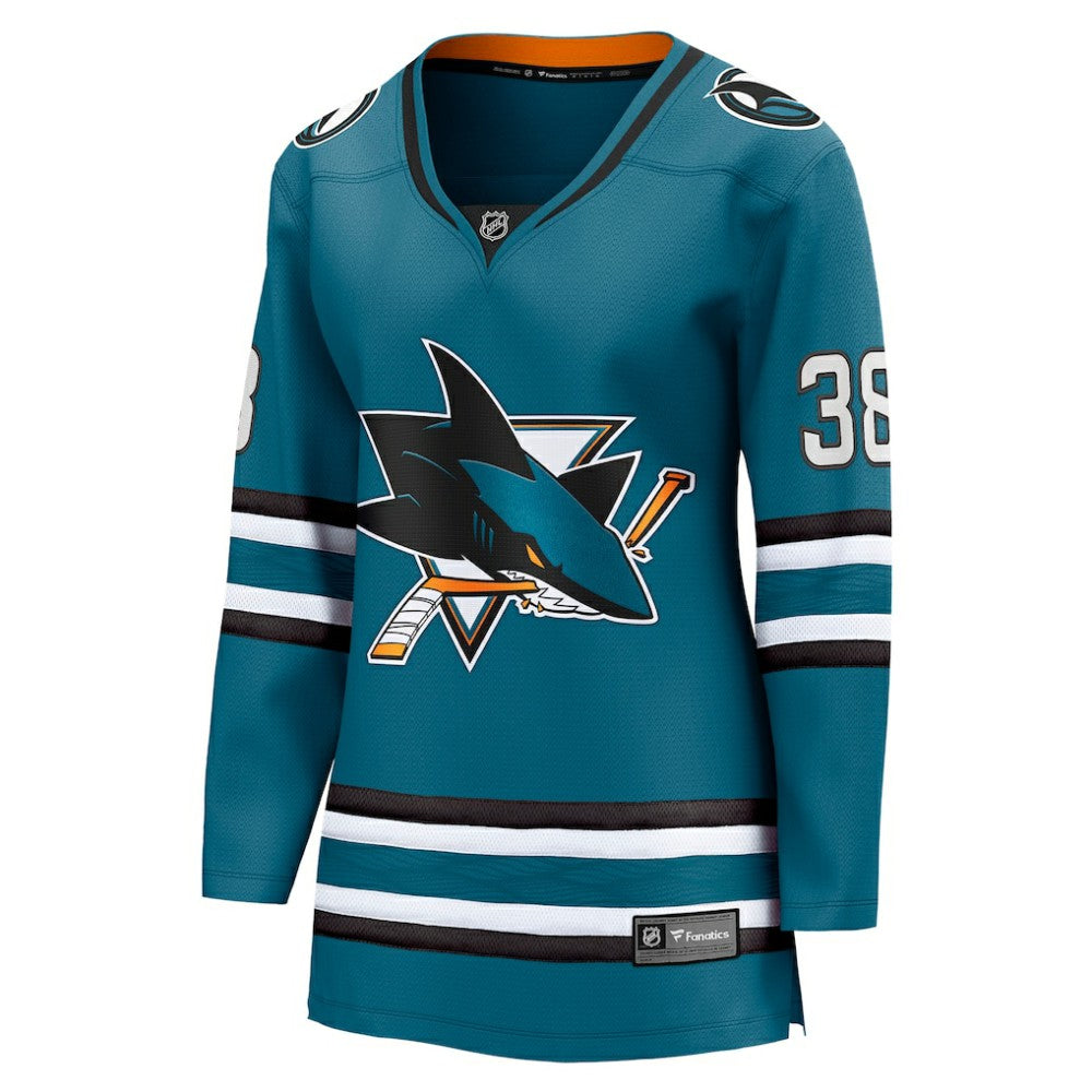 NHL Mario Ferraro San Jose Sharks Fanatics Women's Home Breakaway Player Jersey