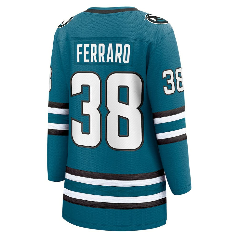 NHL Mario Ferraro San Jose Sharks Fanatics Women's Home Breakaway Player Jersey