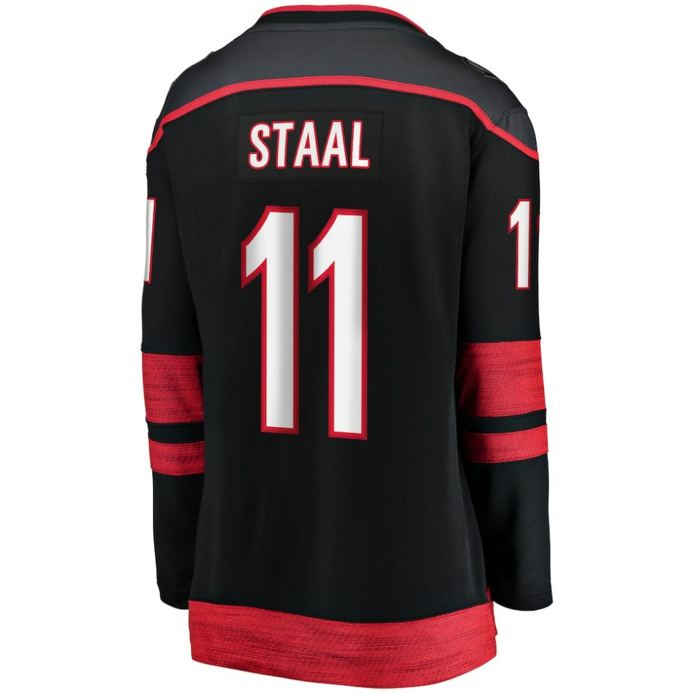 NHL Jordan Staal Carolina Hurricanes Fanatics Women's Home Captain Patch Breakaway Player Jersey