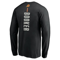 Devin Booker Phoenix Suns Playmaker Name & Number Long Sleeve T-Shirt