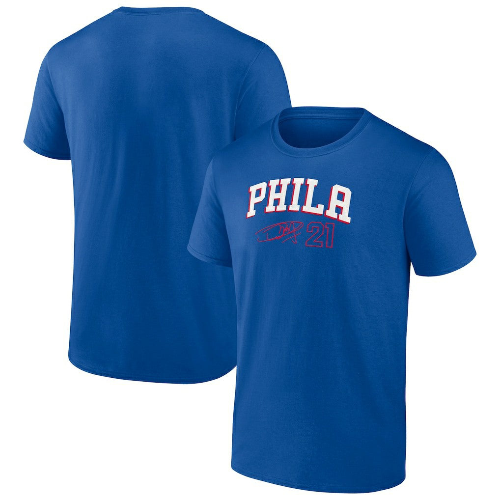 Fanatics Joel Embiid Philadelphia 76ers Name & Number T-Shirt