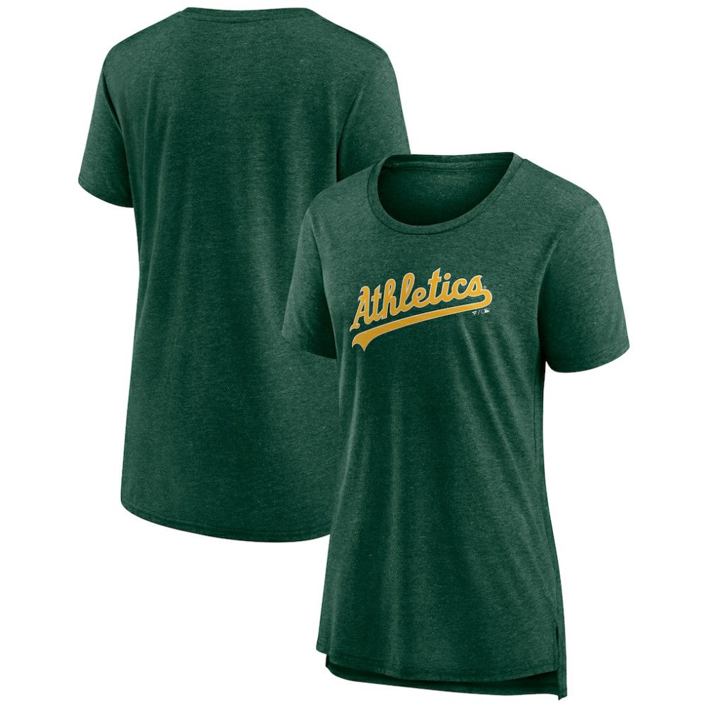 Heather Green Athletics Women's Official Wordmark Tri-Blend T-Shirt
