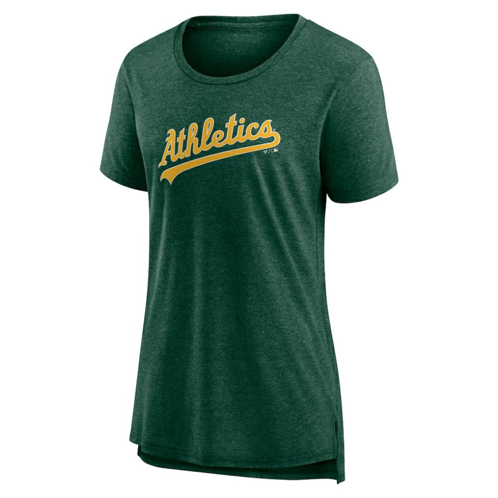 Heather Green Athletics Women's Official Wordmark Tri-Blend T-Shirt