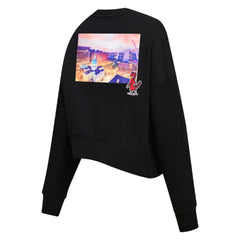 Black St. Louis Cardinals Pro Standard Women's City Scape Pullover Sweatshirt