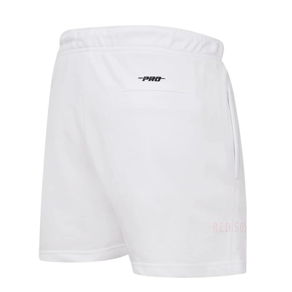 White Boston Red Sox Pro Standard Women's Washed Neon Shorts