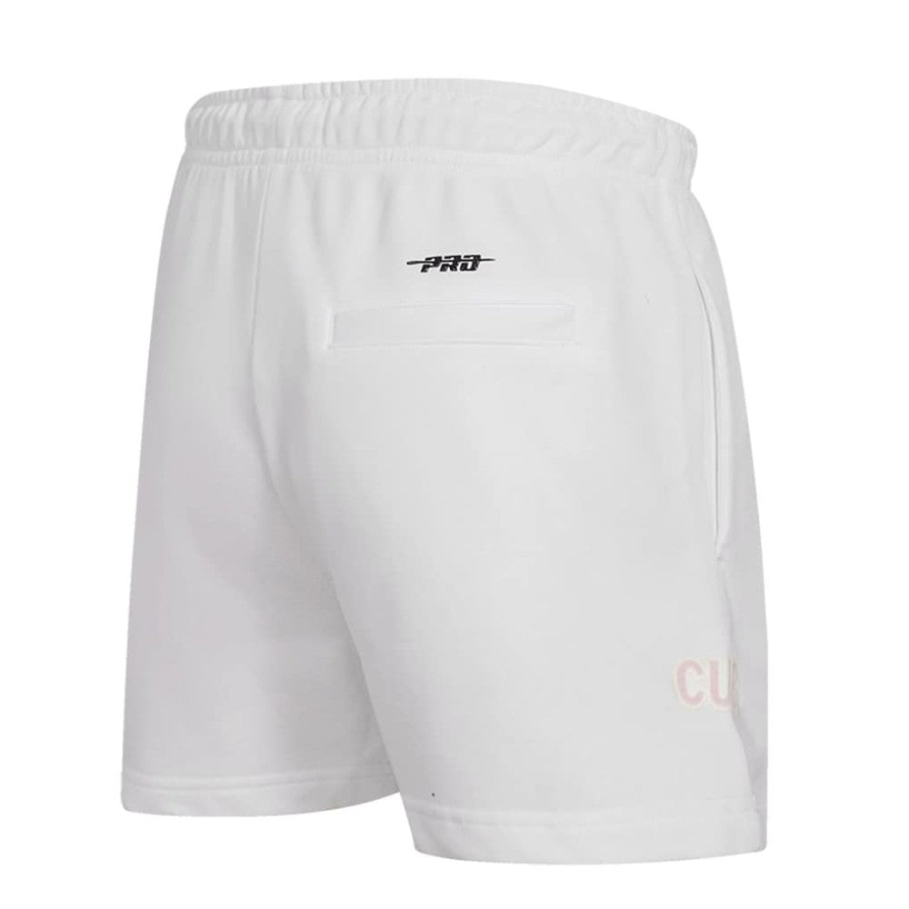 White Chicago Cubs Pro Standard Women's Washed Neon Shorts