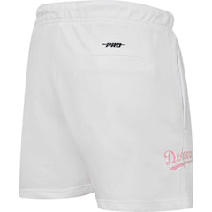 White Los Angeles Dodgers Pro Standard Women's Washed Neon Shorts