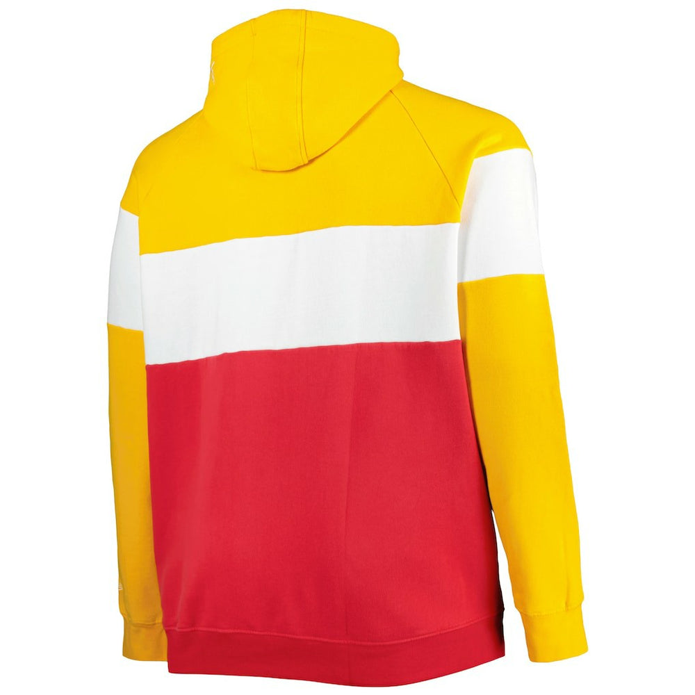 Big & Tall Current Colorblock Raglan Fleece Pullover Hoodie - Kansas City Chiefs Hoodies