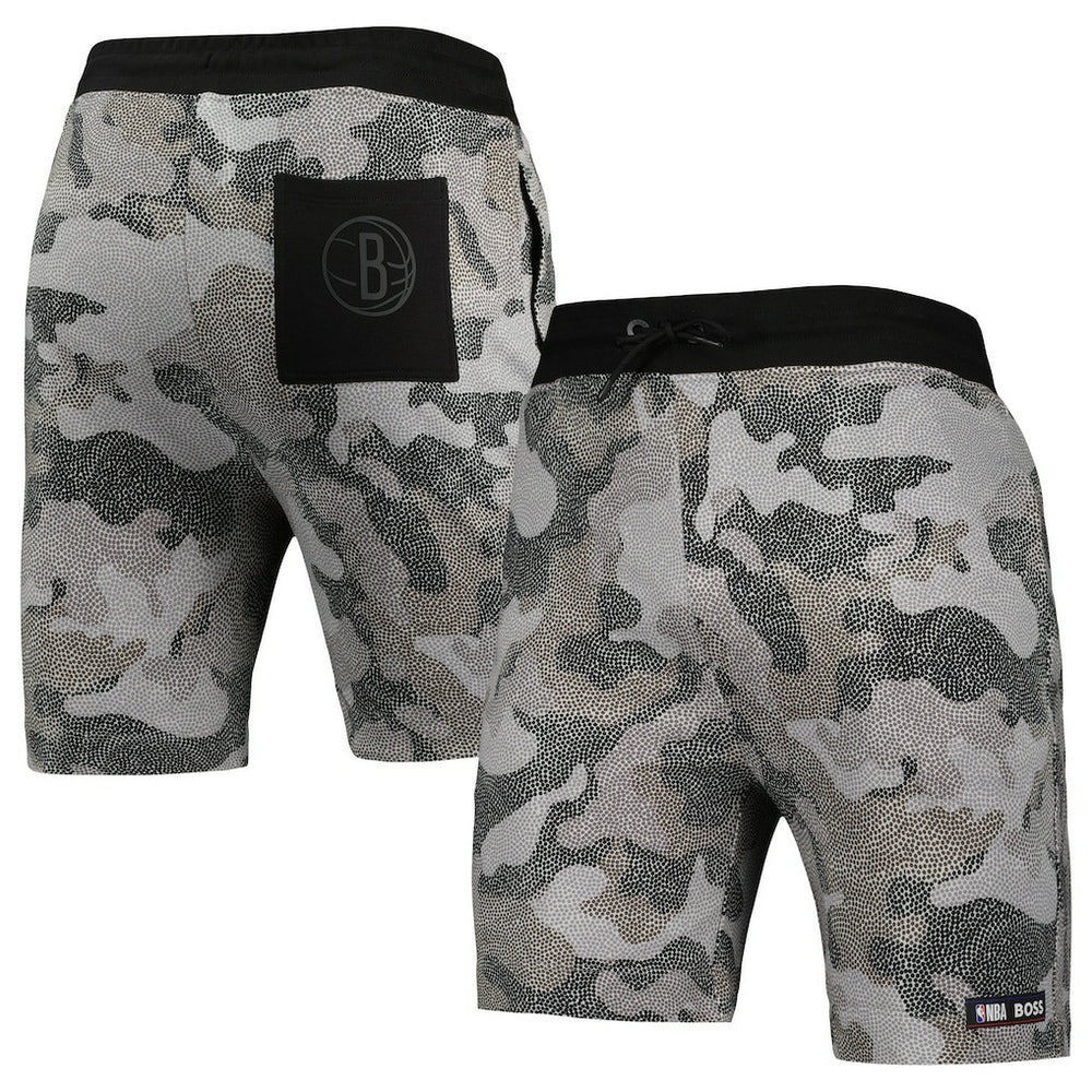 Brooklyn Nets NBA x Hugo Boss Slam Camo Shorts