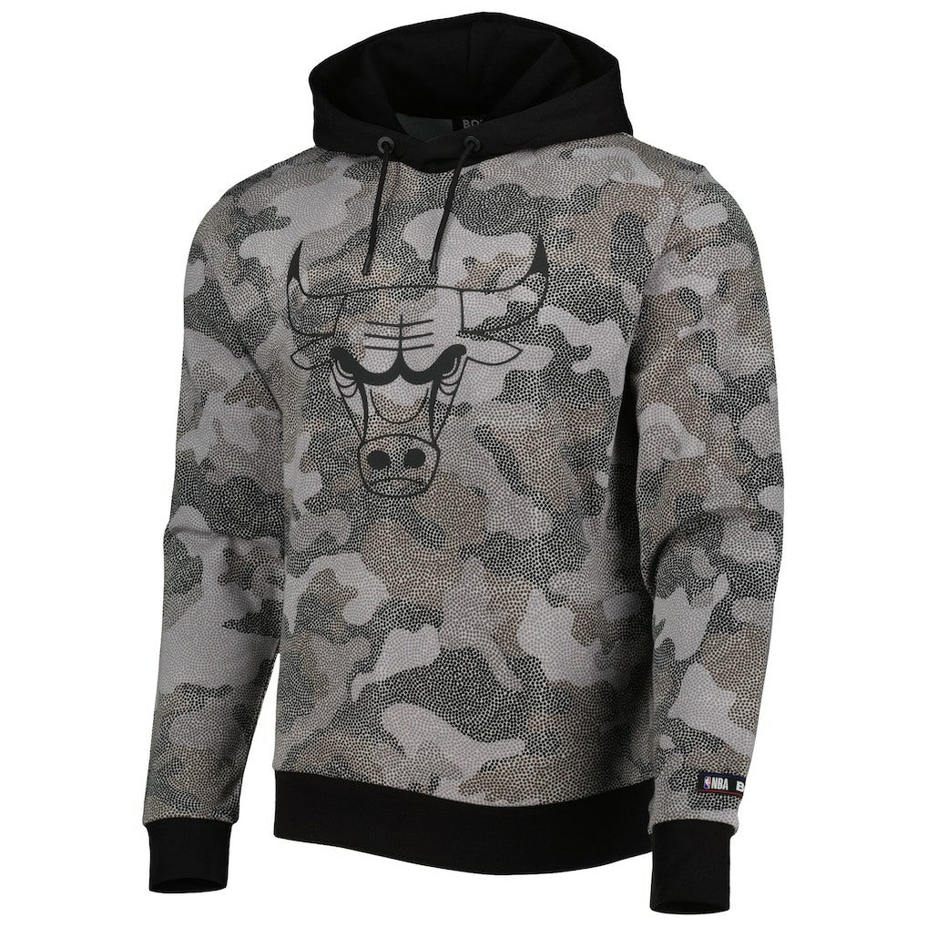 Chicago Bulls Hugo Boss Camo Pullover Hoodie
