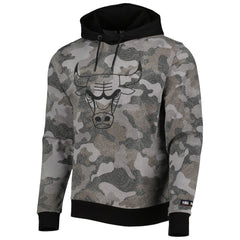 Chicago Bulls Hugo Boss Camo Pullover Hoodie