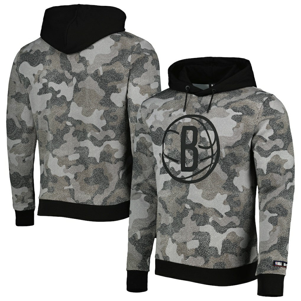 Brooklyn Nets Hugo Boss Camo Pullover Hoodie
