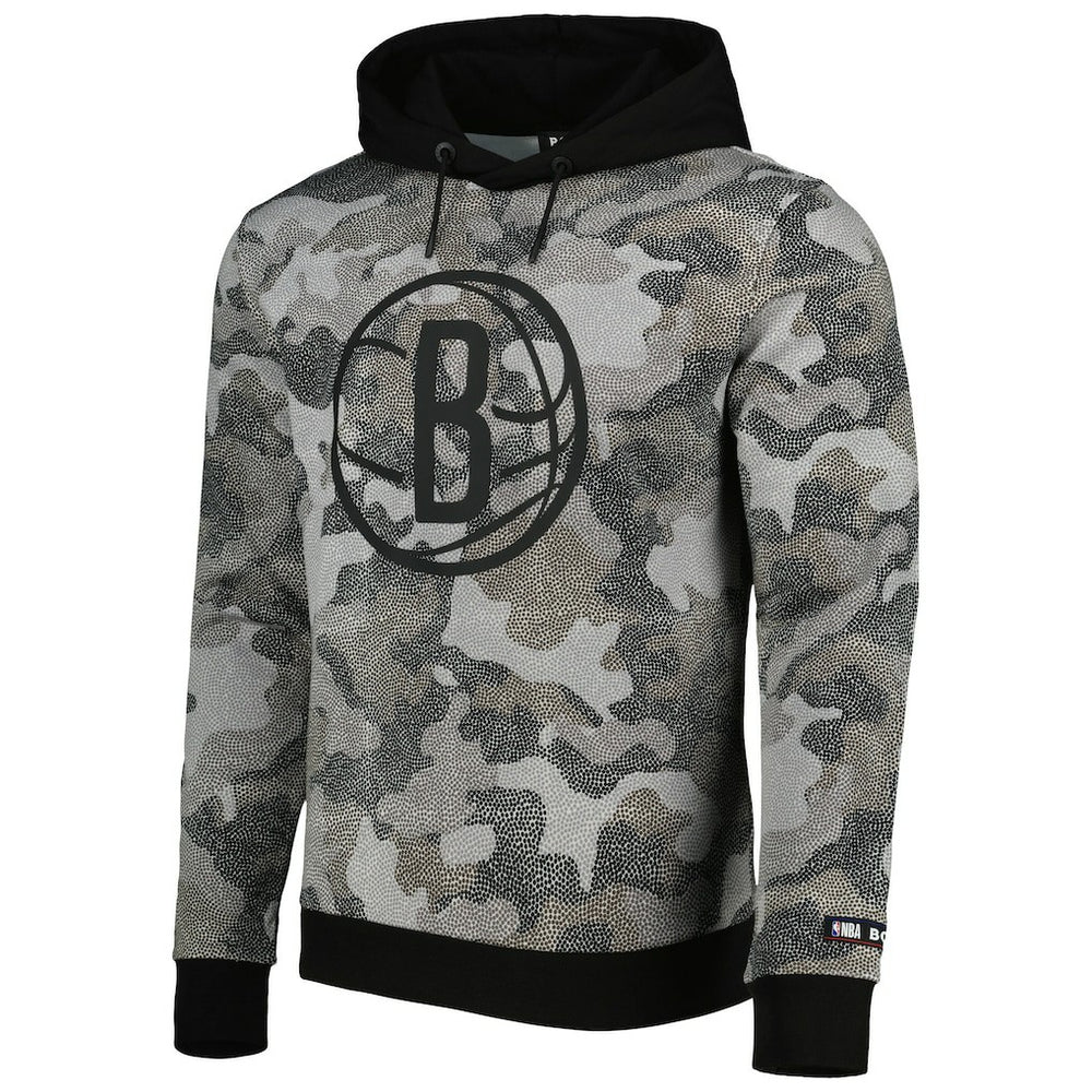 Brooklyn Nets Hugo Boss Camo Pullover Hoodie