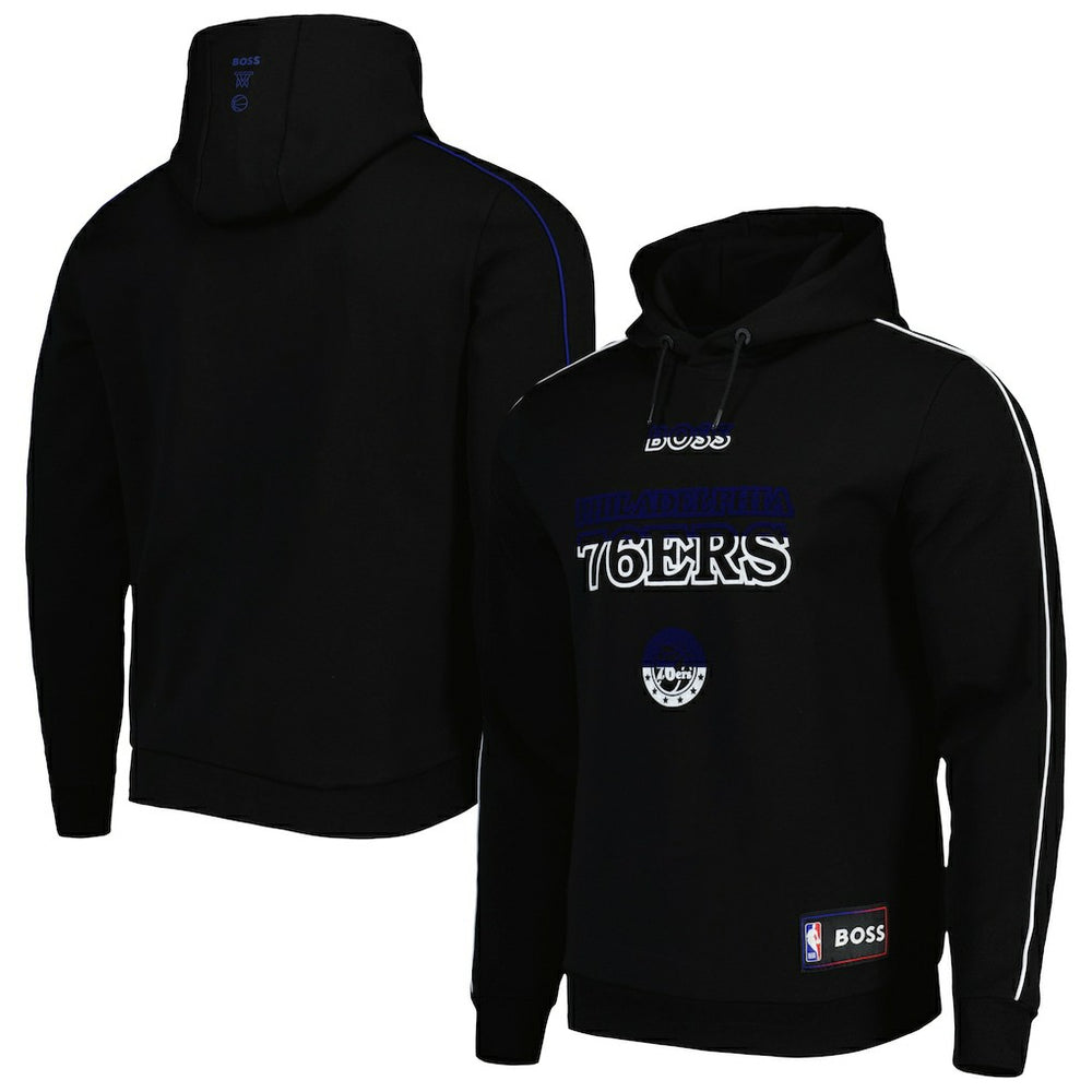 Philadelphia 76ers NBA x Hugo Boss Team Bounce Tri-Blend Pullover Hoodie