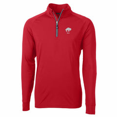 Cutter & Buck Adapt Eco Knit Stretch Recycled Big & Tall Quarter-Zip Throwback Pullover Top - Buffalo Bills Pullover