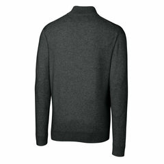 Cutter & Buck Throwback Logo Lakemont Tri-Blend Big & Tall Quarter-Zip Pullover Sweater - Detroit Lions Pullover