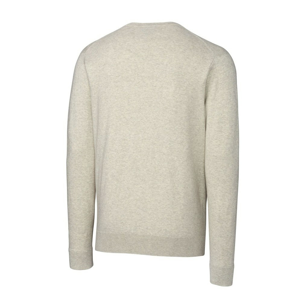 Cutter & Buck Throwback Logo Lakemont Tri-Blend Big & Tall V-Neck Pullover Sweater - Miami Dolphins Pullover
