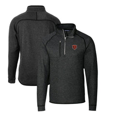 Cutter & Buck Mainsail Sweater-Knit Big & Tall Half-Zip Pullover Jacket - Chicago Bears Pullover