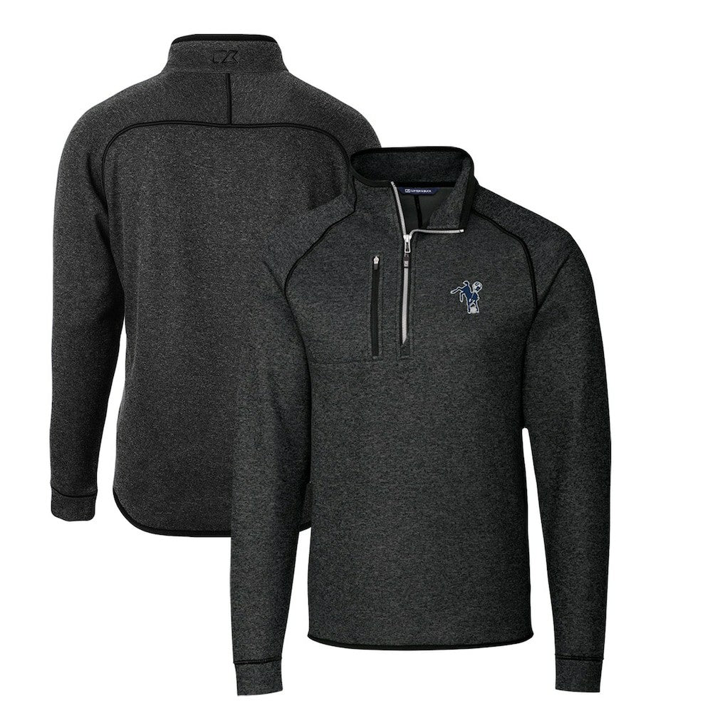 Cutter & Buck Mainsail Sweater-Knit Big & Tall Half-Zip Pullover Jacket - Indianapolis Colts Pullover