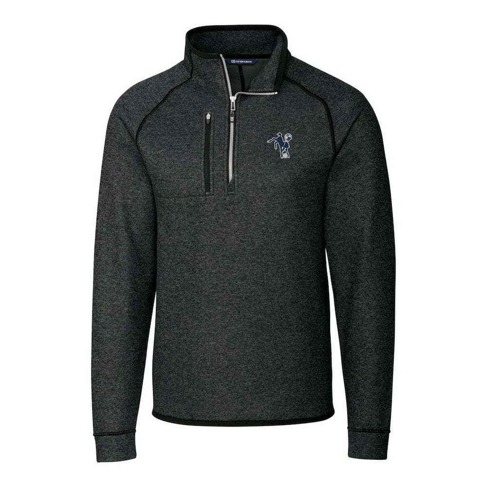 Cutter & Buck Mainsail Sweater-Knit Big & Tall Half-Zip Pullover Jacket - Indianapolis Colts Pullover