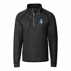 Cutter & Buck Mainsail Sweater-Knit Big & Tall Half-Zip Pullover Jacket - Detroit Lions Pullover