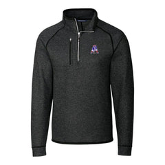 Cutter & Buck Mainsail Sweater-Knit Big & Tall Half-Zip Pullover Jacket - New England Patriots Pullover