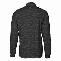 Cutter & Buck Throwback Logo Big & Tall Traverse Camo Print Stretch Quarter-Zip Pullover Top - Tampa Bay Buccaneers Pullover