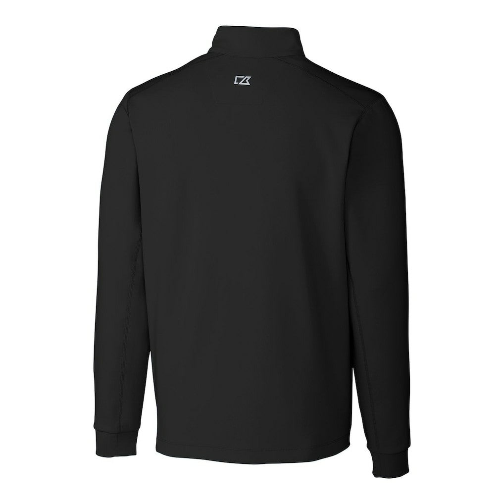 Cutter & Buck Throwback Logo Traverse Stretch Quarter-Zip Big & Tall Pullover Top - Miami Dolphins Pullover