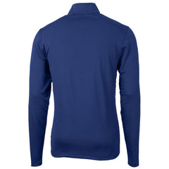 Cutter & Buck Throwback Logo Virtue Eco Pique Recycled Quarter-Zip Big & Tall Pullover Top - Denver Broncos Pullover