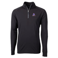Cutter & Buck Adapt Eco Knit Stretch Recycled Quarter-Zip Throwback Pullover Top - New England Patriots Pullover