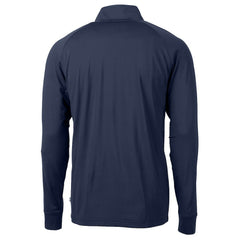 Cutter & Buck Adapt Eco Knit Stretch Recycled Quarter-Zip Throwback Pullover Top - New York Giants Pullover