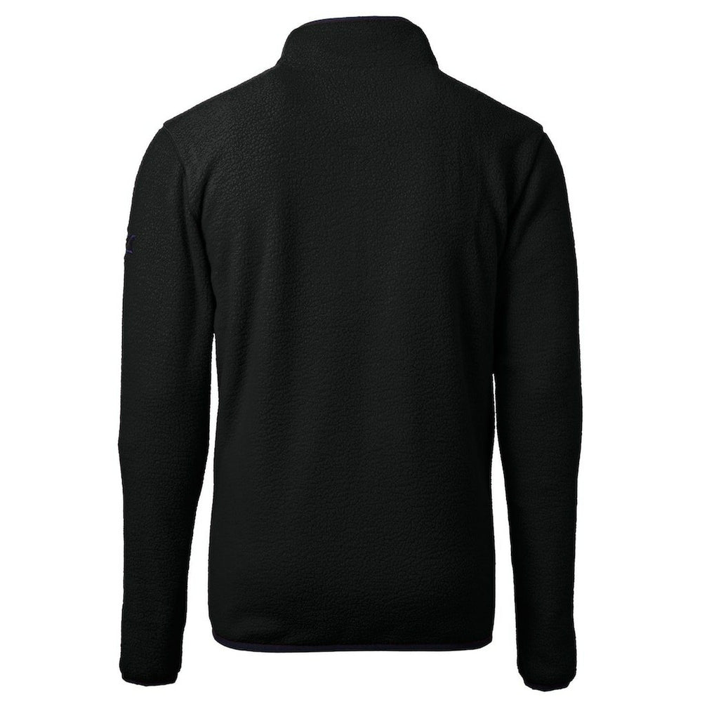 Cutter & Buck Throwback Eco Sherpa Fleece Quarter-Zip Pullover Jacket - New Orleans Saints Pullover
