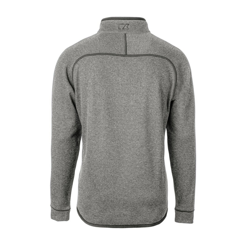 Cutter & Buck Throwback Logo Mainsail Sweater-Knit Half-Zip Pullover Jacket - Detroit Lions Pullover