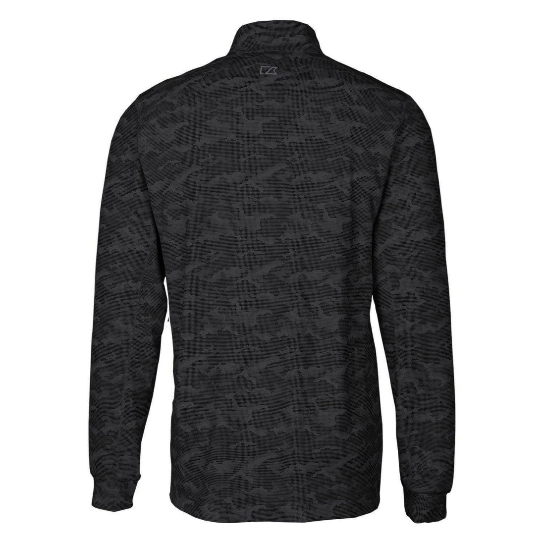 Cutter & Buck Throwback Logo Traverse Camo Print Stretch Quarter-Zip Pullover Top - Detroit Lions Pullover