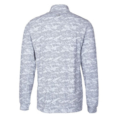 Cutter & Buck Throwback Logo Traverse Camo Print Stretch Quarter-Zip Pullover Top - Denver Broncos Pullover