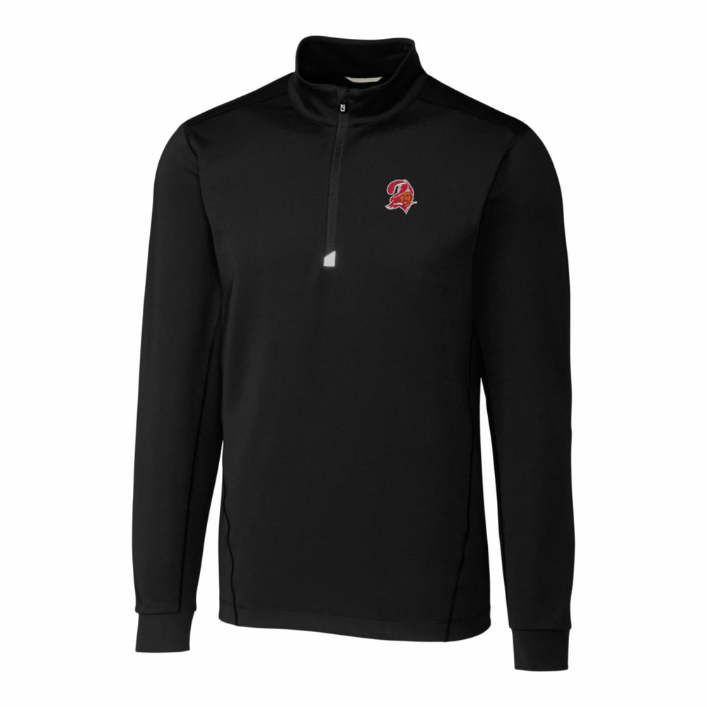 Cutter & Buck Throwback Logo Traverse Stretch Quarter-Zip Pullover Top - Tampa Bay Buccaneers Pullover