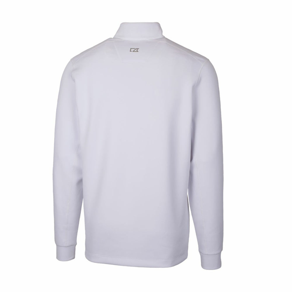 Cutter & Buck Throwback Logo Traverse Stretch Quarter-Zip Pullover Top - Detroit Lions Pullover