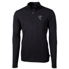 Cutter & Buck Throwback Logo Virtue Eco Pique Recycled Quarter-Zip Pullover Top - Atlanta Falcons Pullover