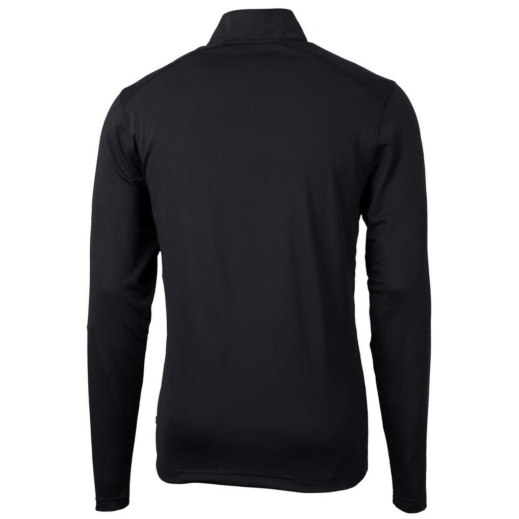 Cutter & Buck Throwback Logo Virtue Eco Pique Recycled Quarter-Zip Pullover Top - Atlanta Falcons Pullover