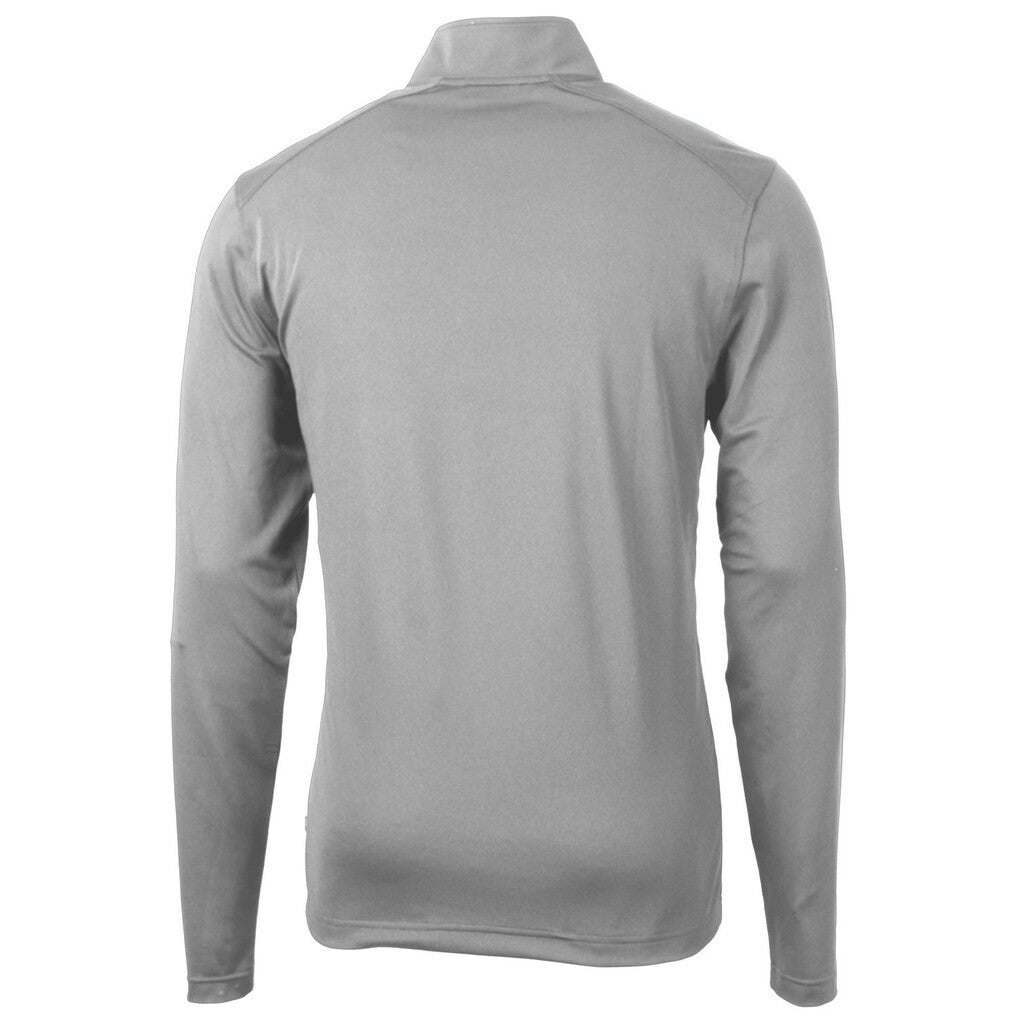 Cutter & Buck Throwback Logo Virtue Eco Pique Recycled Quarter-Zip Pullover Top - Atlanta Falcons Pullover
