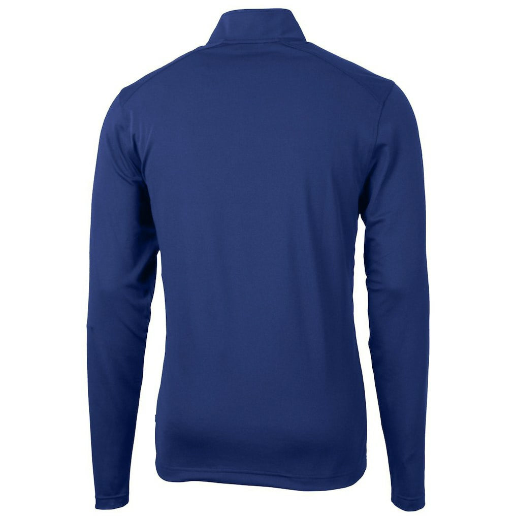 Cutter & Buck Throwback Logo Virtue Eco Pique Recycled Quarter-Zip Pullover Top - Indianapolis Colts Pullover