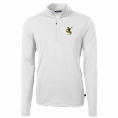 Cutter & Buck Throwback Logo Virtue Eco Pique Recycled Quarter-Zip Pullover Top - Pittsburgh Steelers Pullover