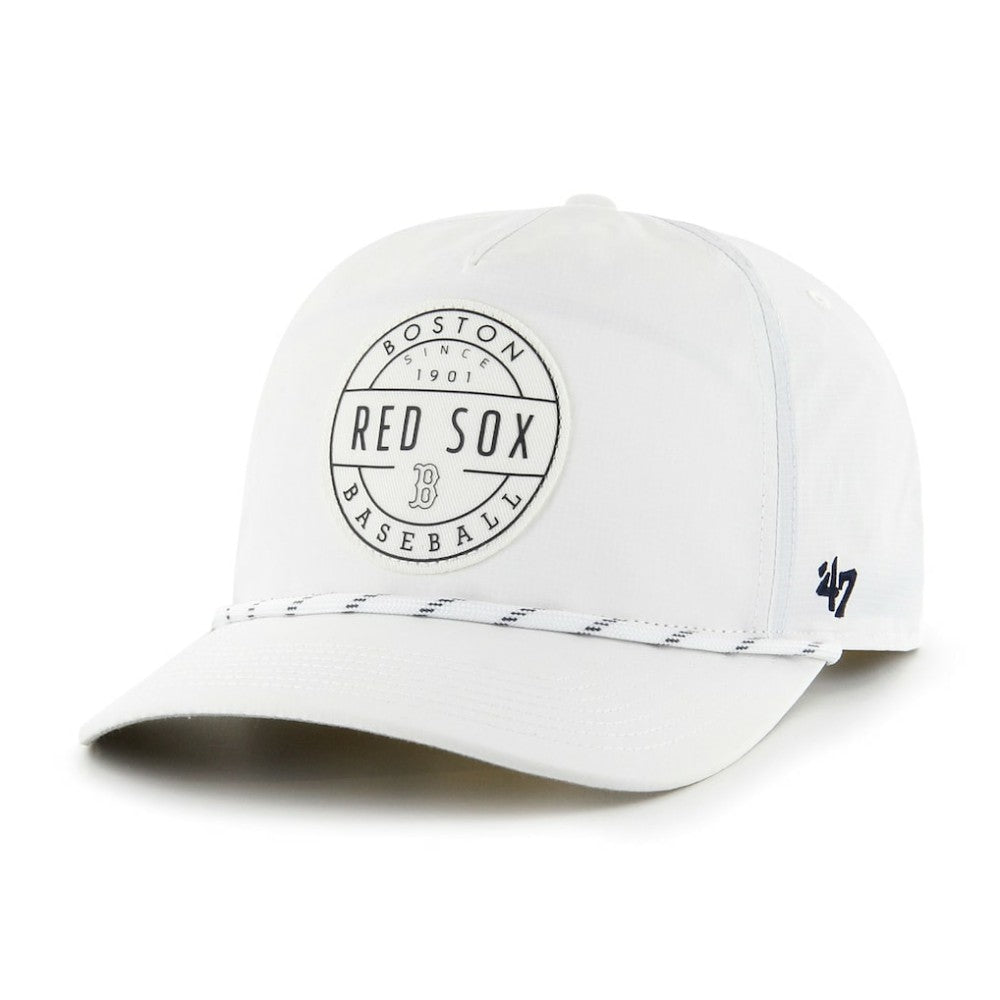 White Boston Red Sox '47 Primary Team Logo Suburbia Captain Snapback Hat – White