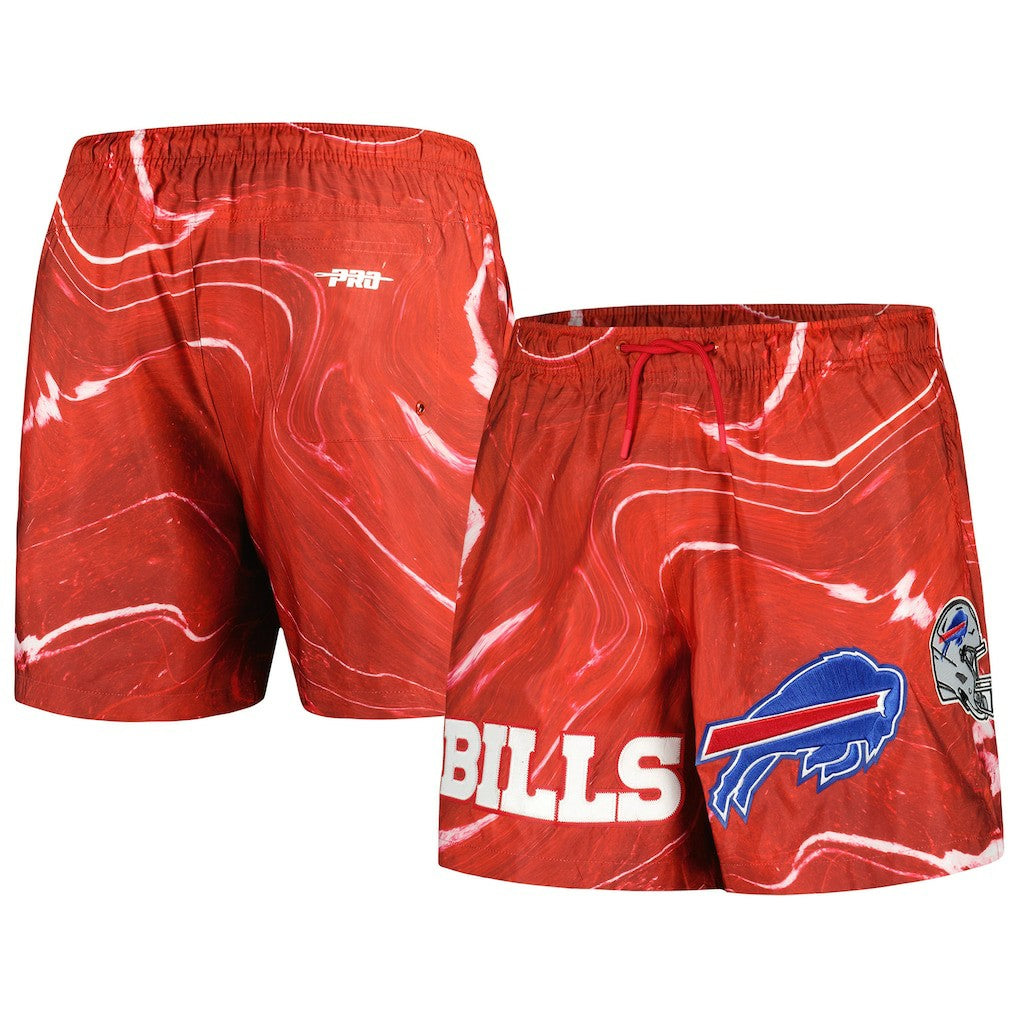 Pro Standard Allover Marble Print Shorts - Buffalo Bills Shorts