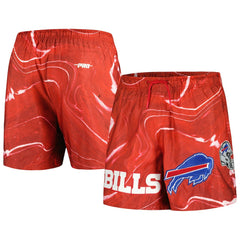 Pro Standard Allover Marble Print Shorts - Buffalo Bills Shorts