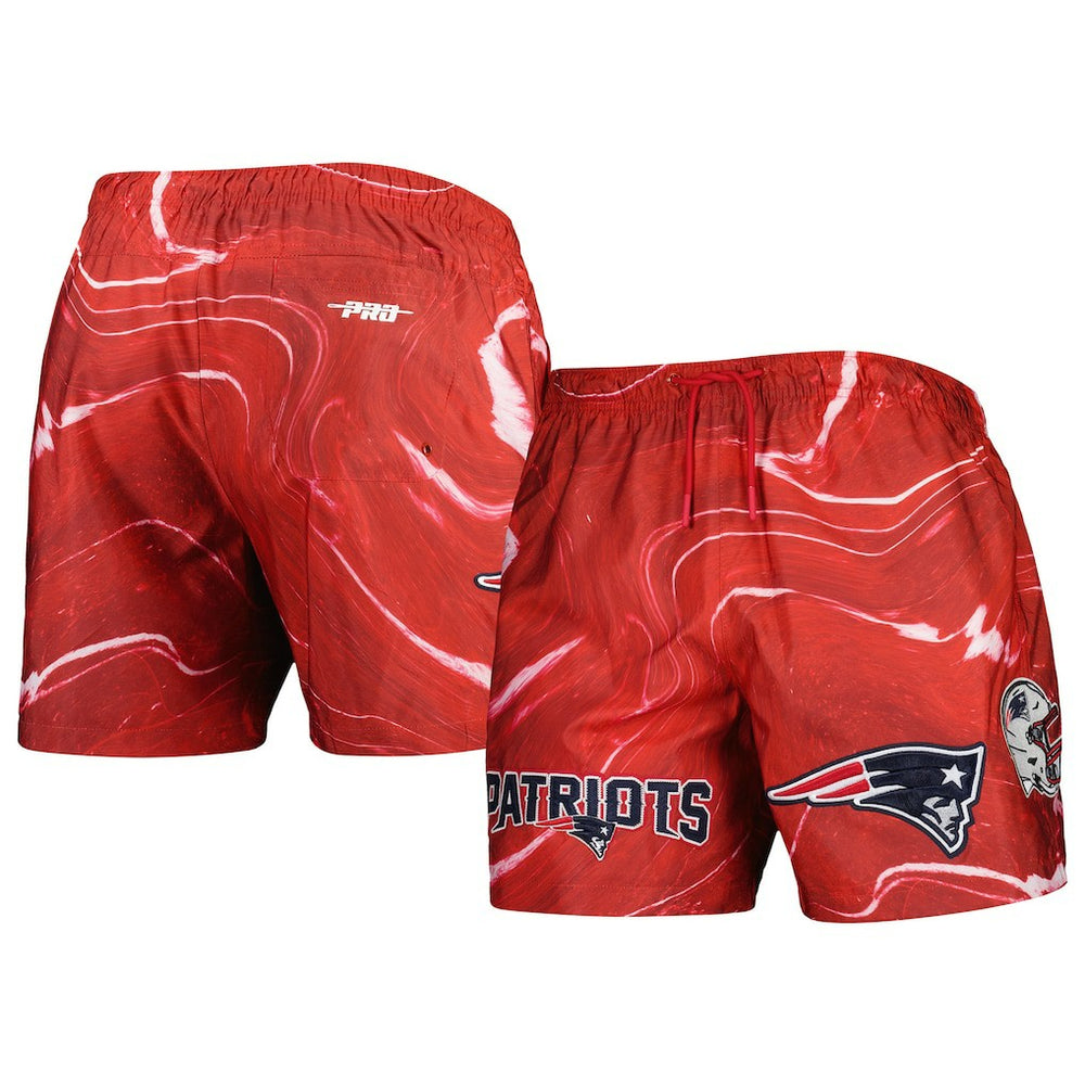 Pro Standard Allover Marble Print Shorts - New England Patriots Shorts